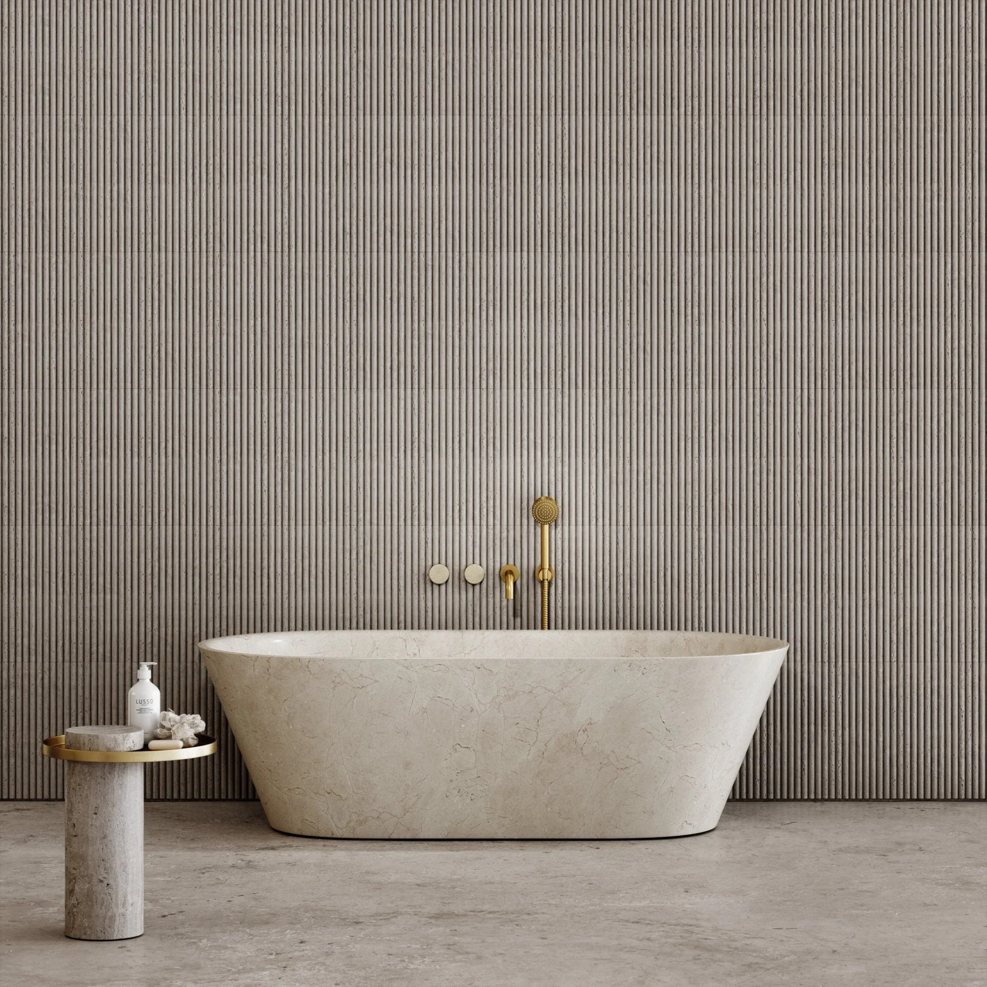 Limestone Bathtub