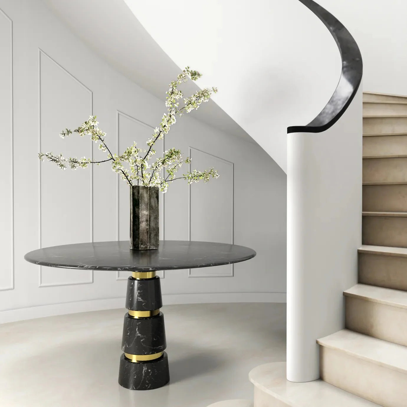 Black Marble Center Table