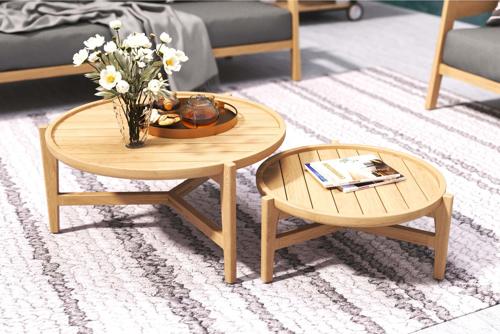 Top Tips For Mastering Round Coffee Table Styling - Elsa Home And Beauty