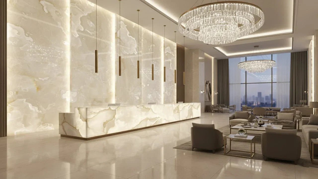 White Onyx: The Most Luminous Stone in Interior Design And the Most Misunderstood - Elsa Home And Beauty