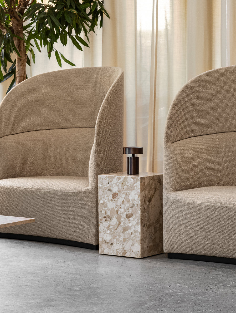 Ceppo Marble Plinth
