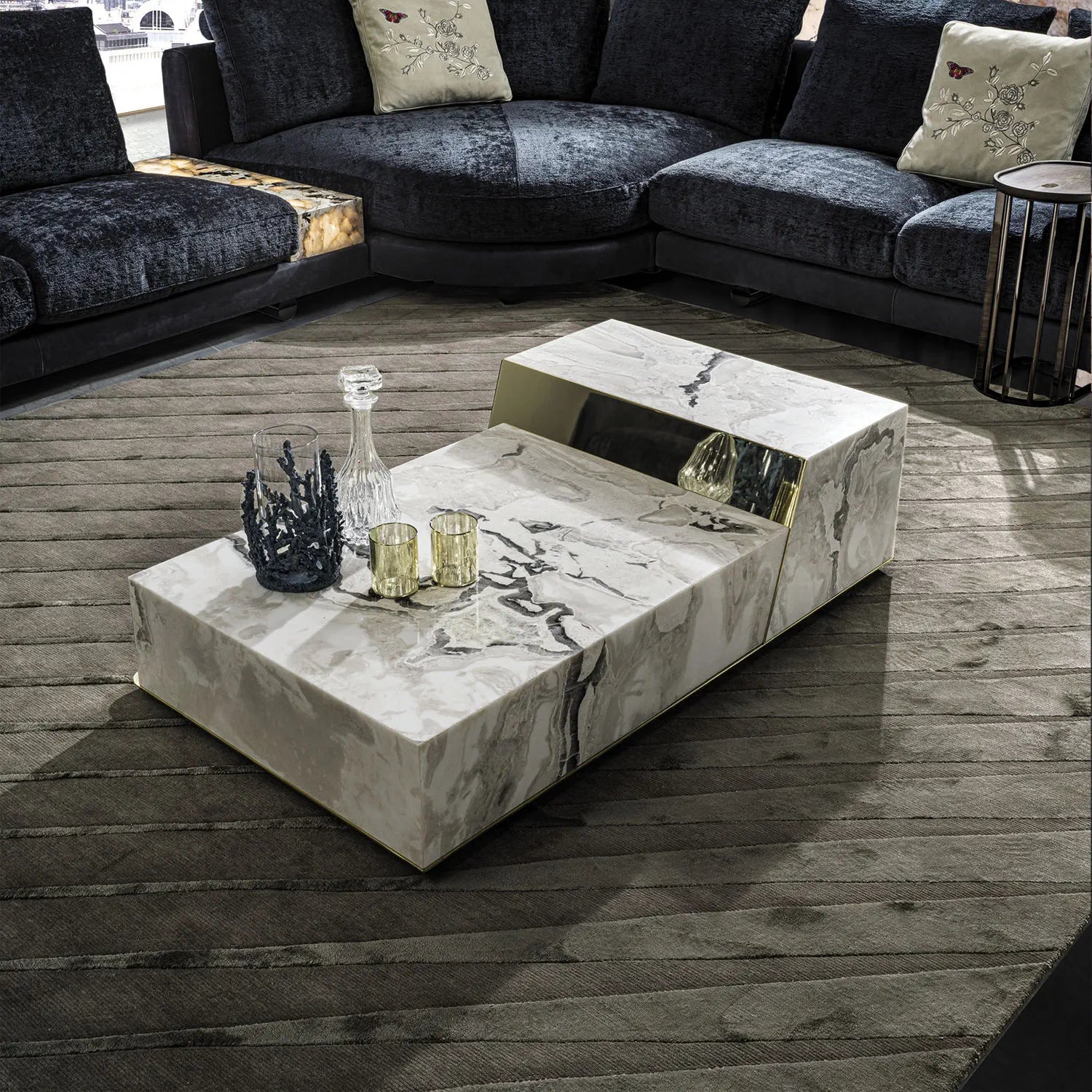Luxurious Marble Coffee Table