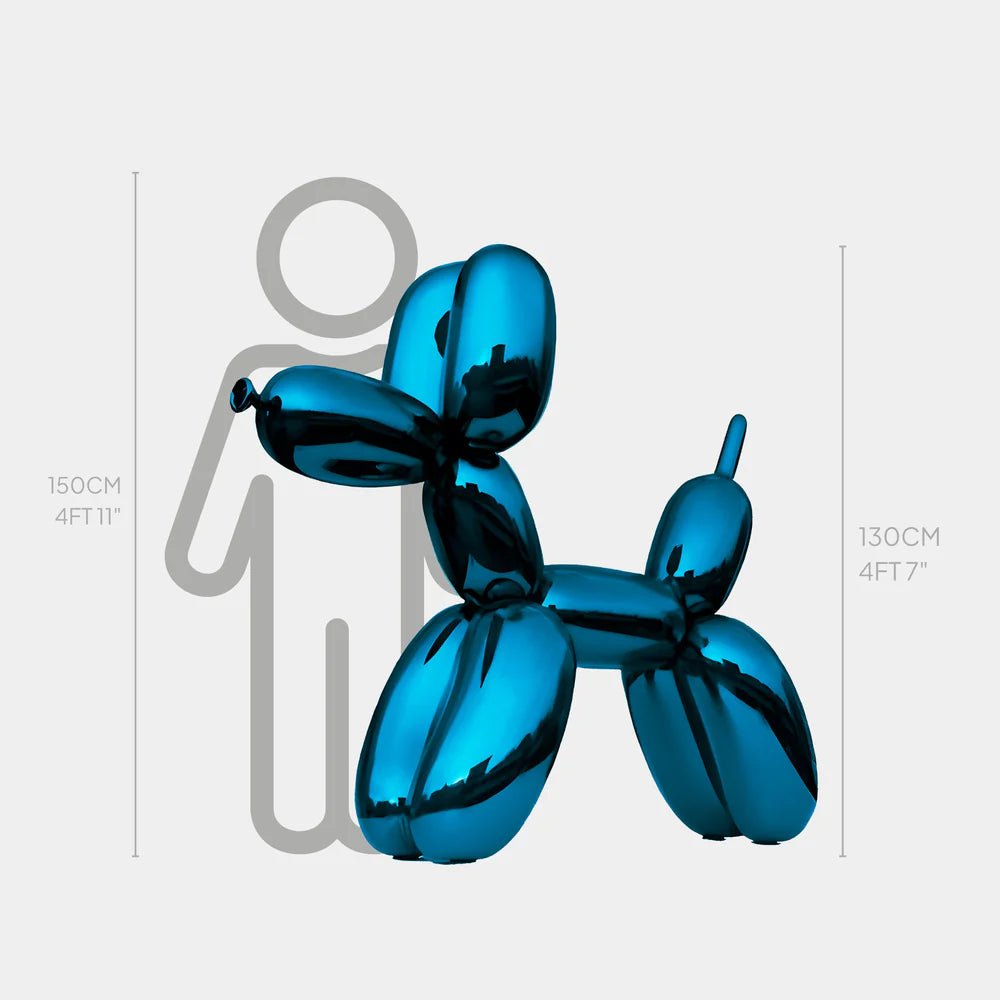 Azul Blue Dog Sculpture - Elsa Home And Beauty