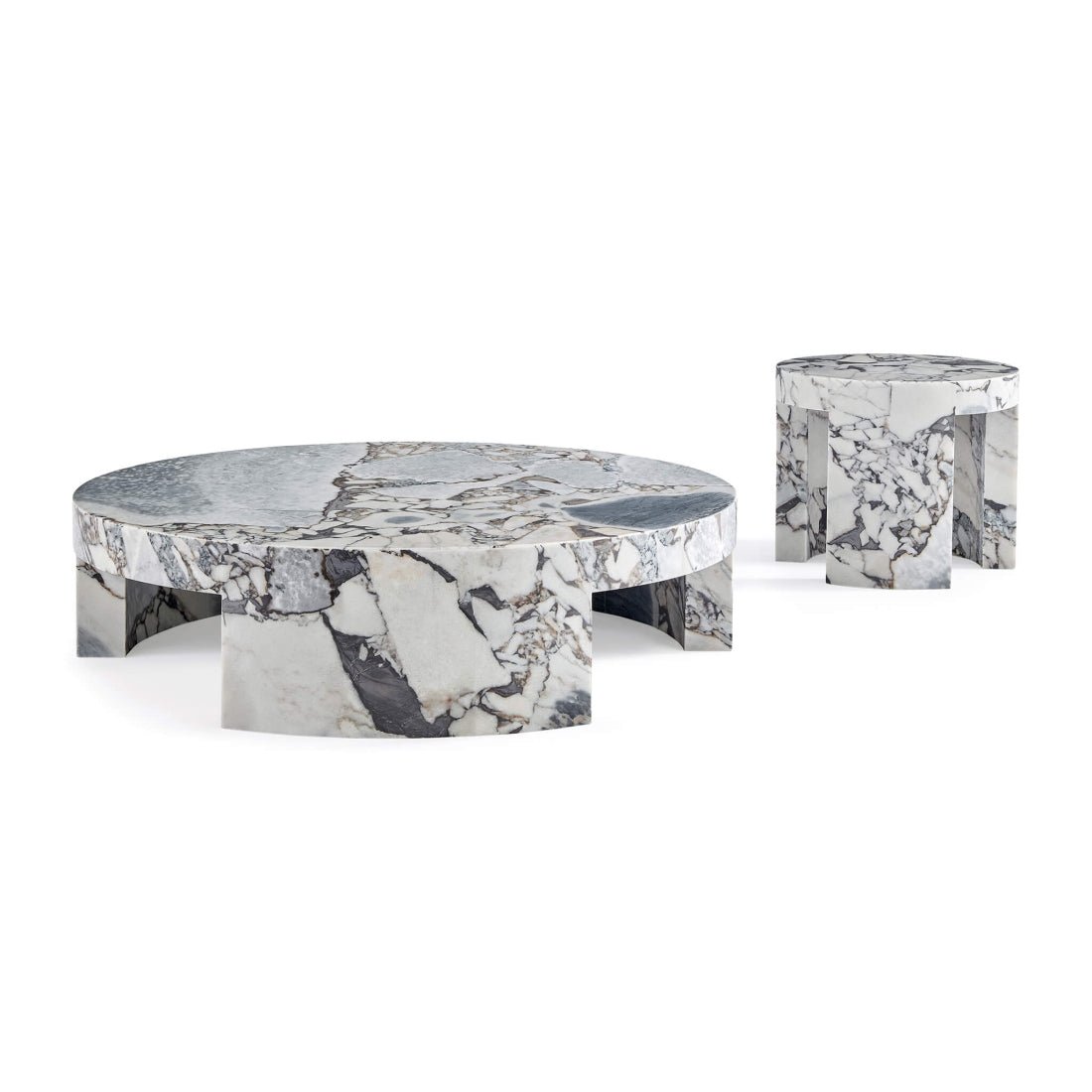 Blue Galaxy Italian Marble Coffee Table | Low Table - Elsa Home And Beauty