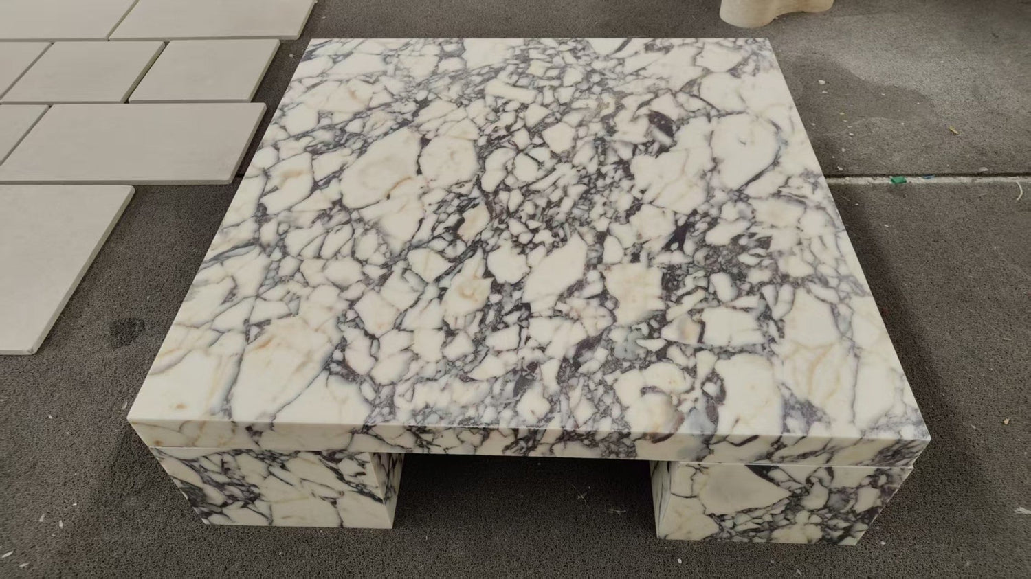 Calacatta Viola Alpina Coffee Table - Elsa Home And Beauty