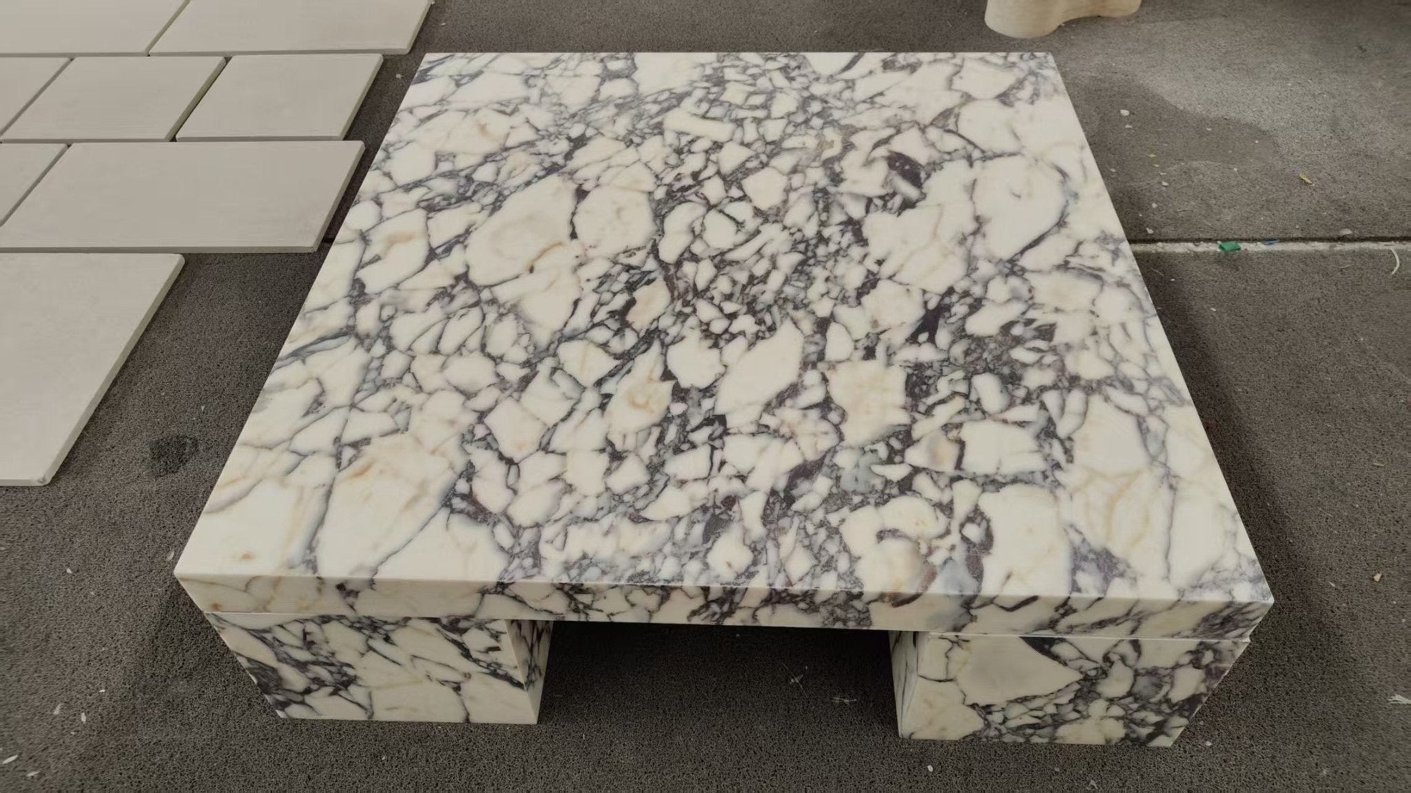 Calacatta Viola Alpina Coffee Table - Elsa Home And Beauty