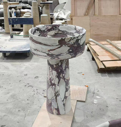Calacatta Viola Freestanding Basin - Elsa Home And Beauty