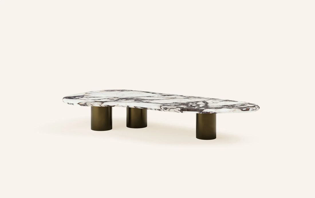 Calacatta Viola Oval Coffee Table - Elsa Home And Beauty