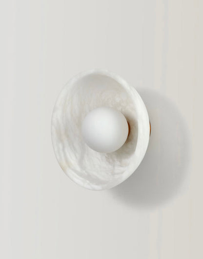 Cara Alabaster Wall Sconce - Elsa Home And Beauty