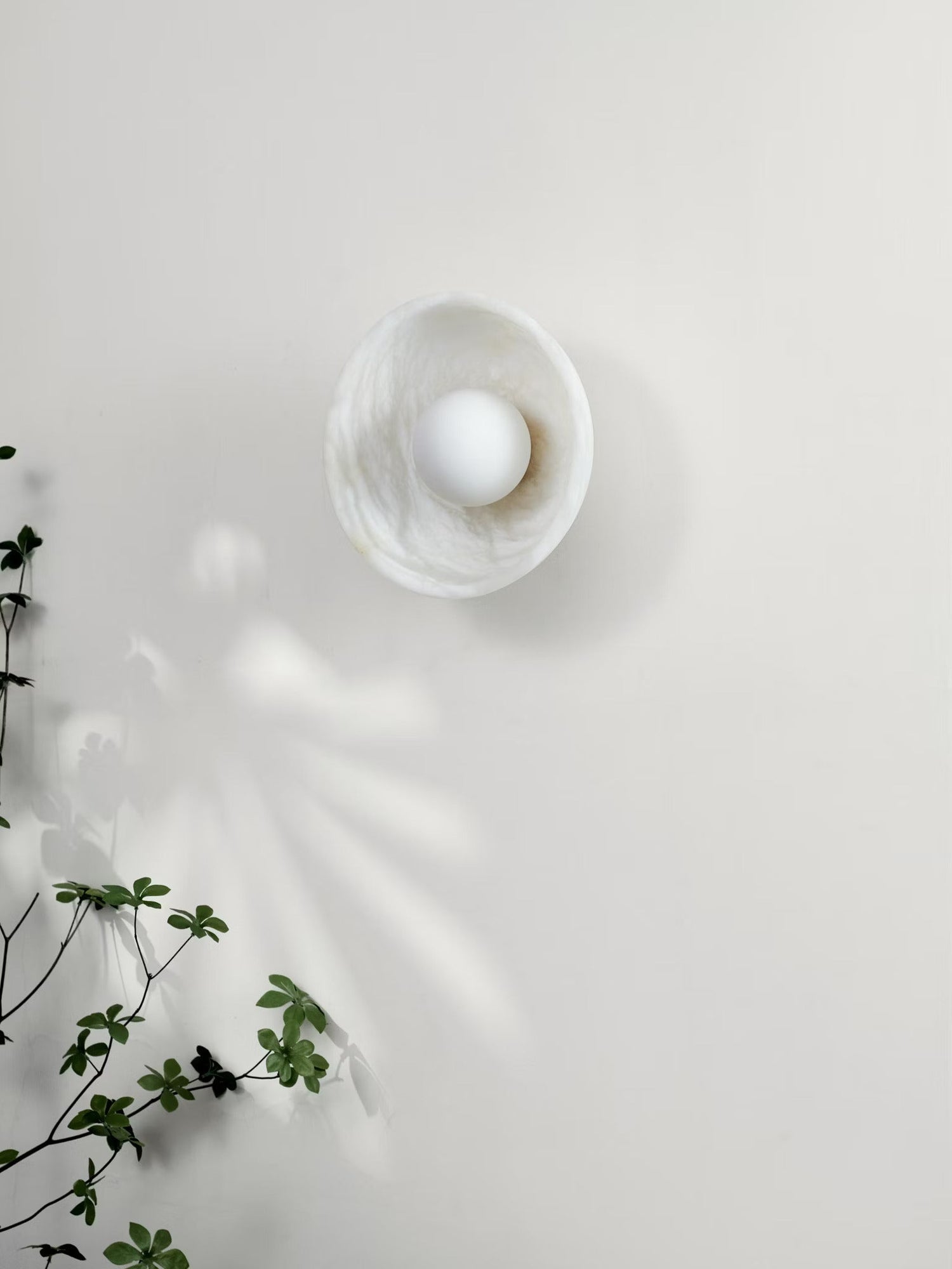 Cara Alabaster Wall Sconce - Elsa Home And Beauty