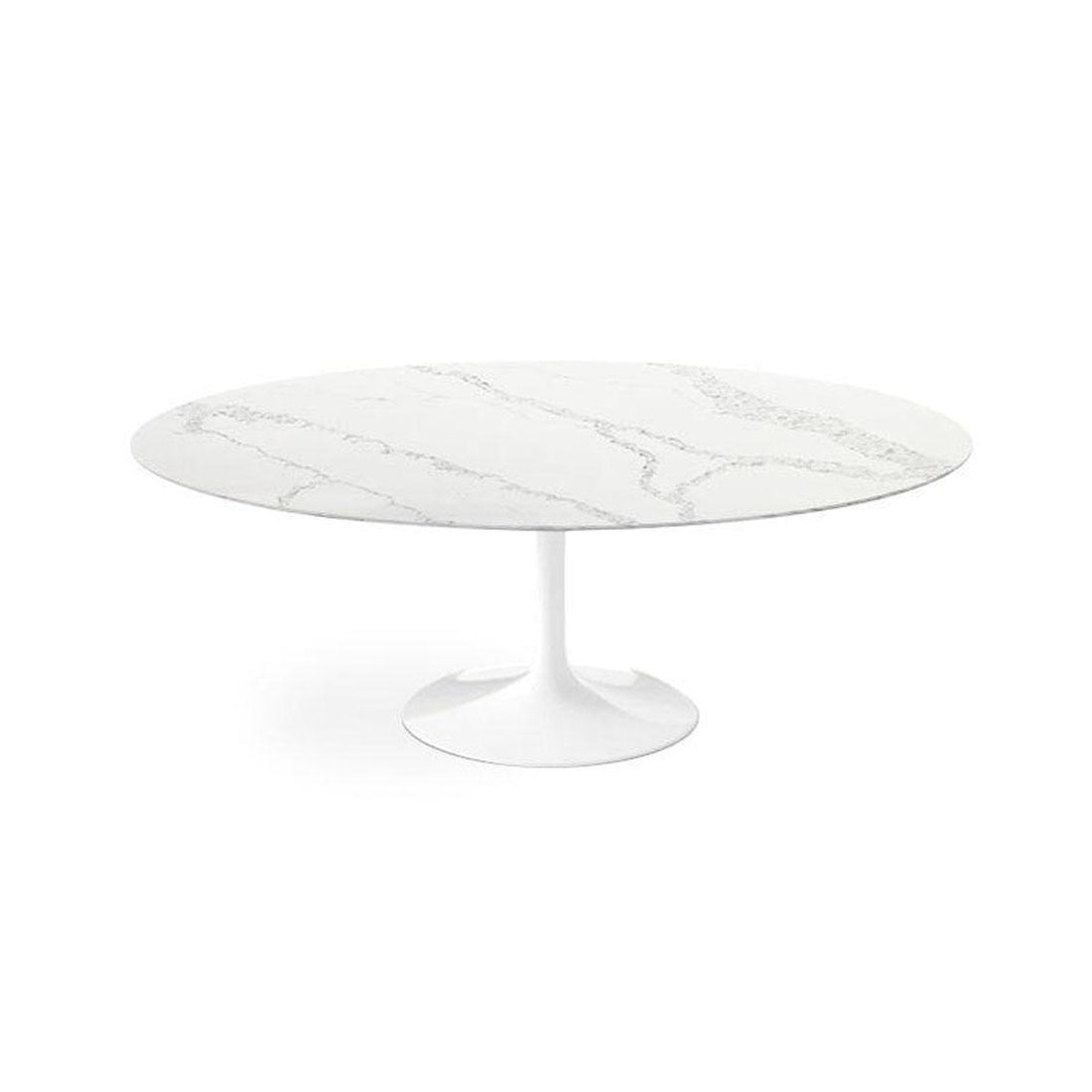 Faux Marble Top Dining Table | Tulip Table - Elsa Home And Beauty
