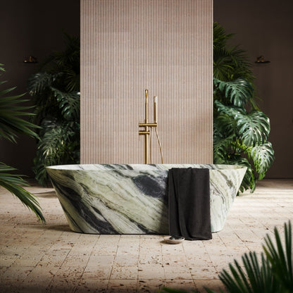 Jade Green Marble Bathtub - Elsa Home And Beauty