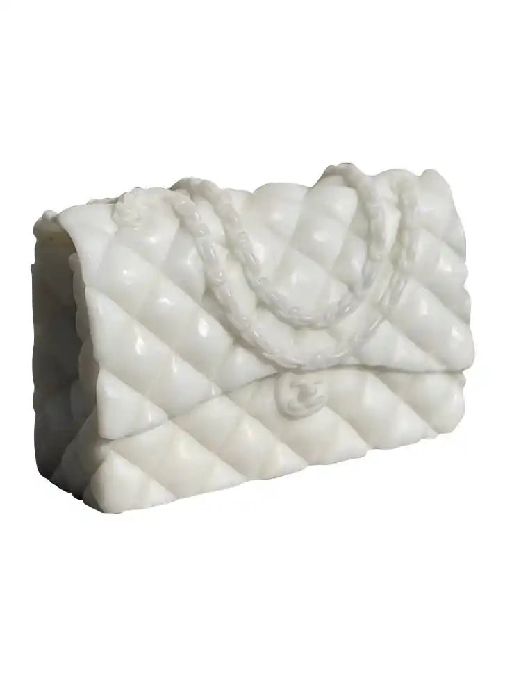 Marble Carved Luxury Bag Sculpture - Elsa Home And Beauty