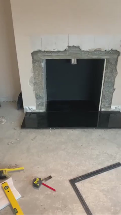 Melbourne White Marble Mantel