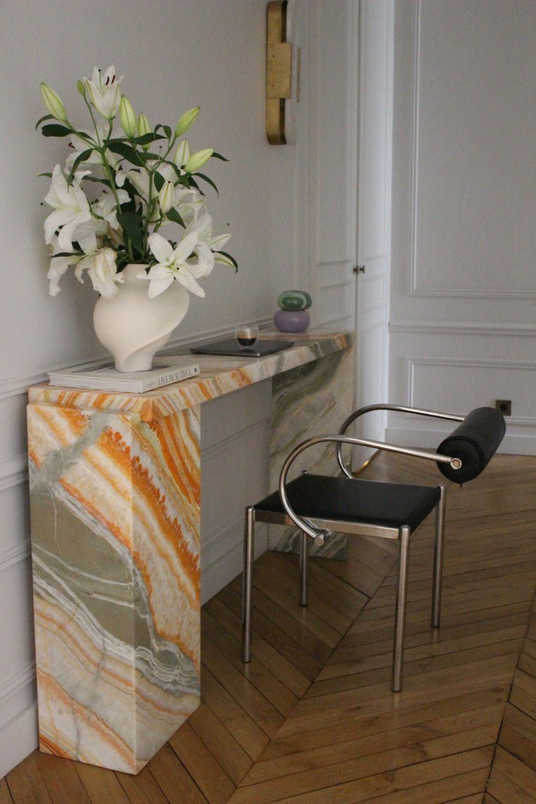 Rainbow Onyx Console Table - Elsa Home And Beauty