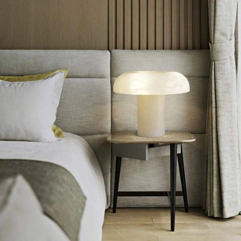 White Onyx Table Lamp - Elsa Home And Beauty