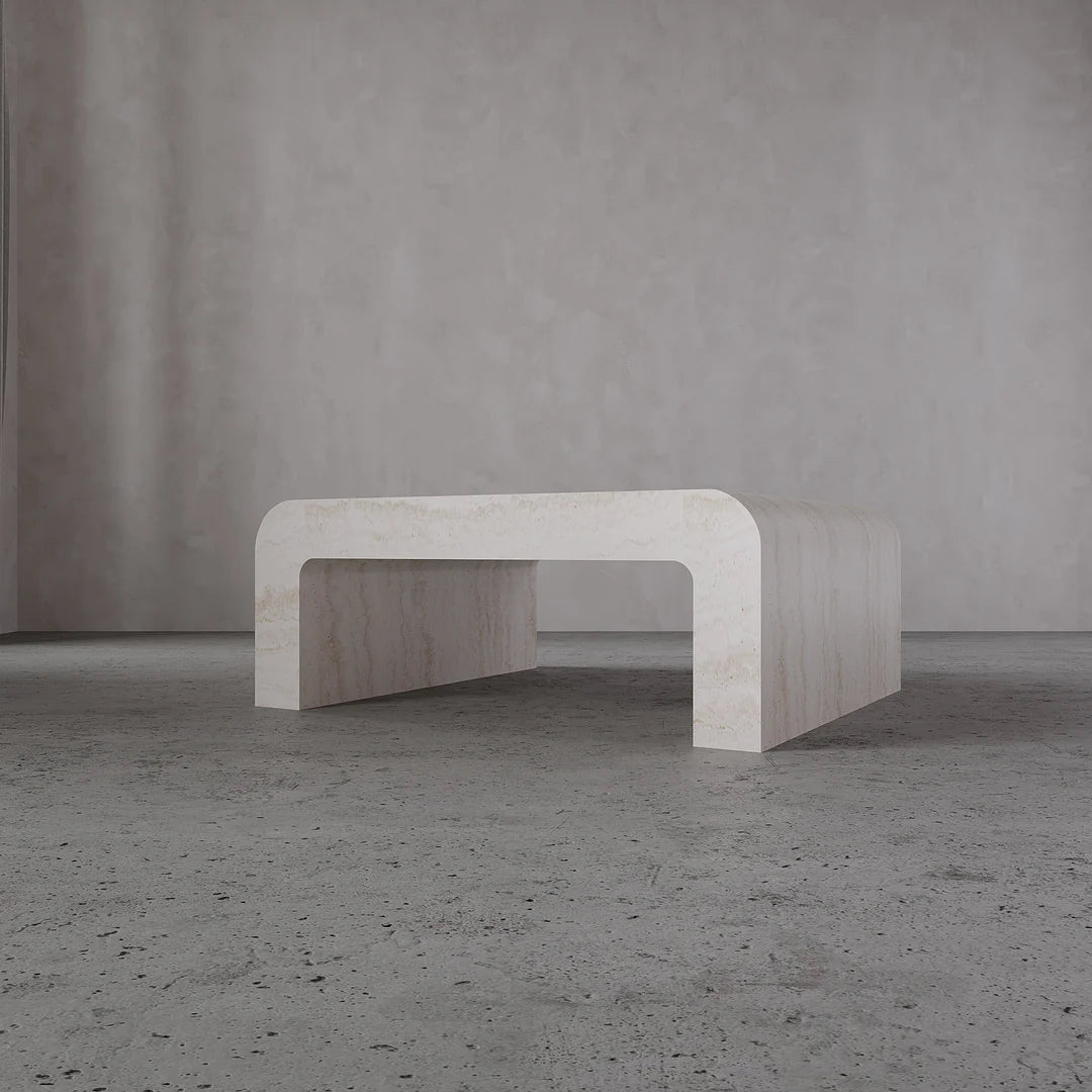 Travertine cream Coffee Table