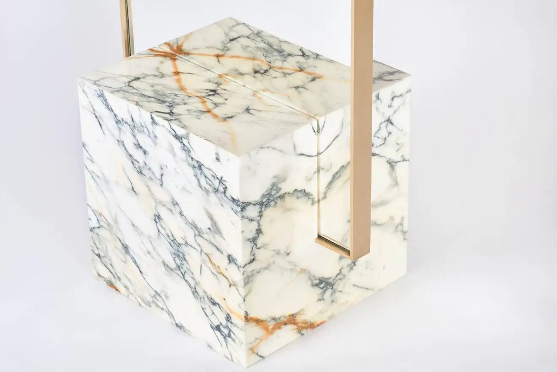 Marble Floor Mirror