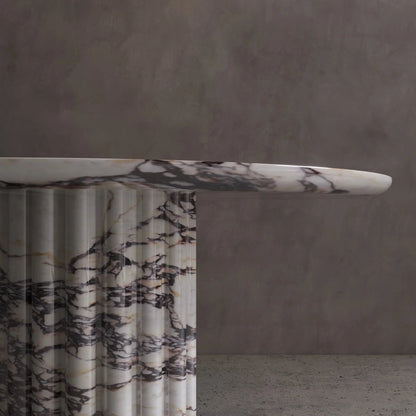 Calacatta Viola Round Dining Table