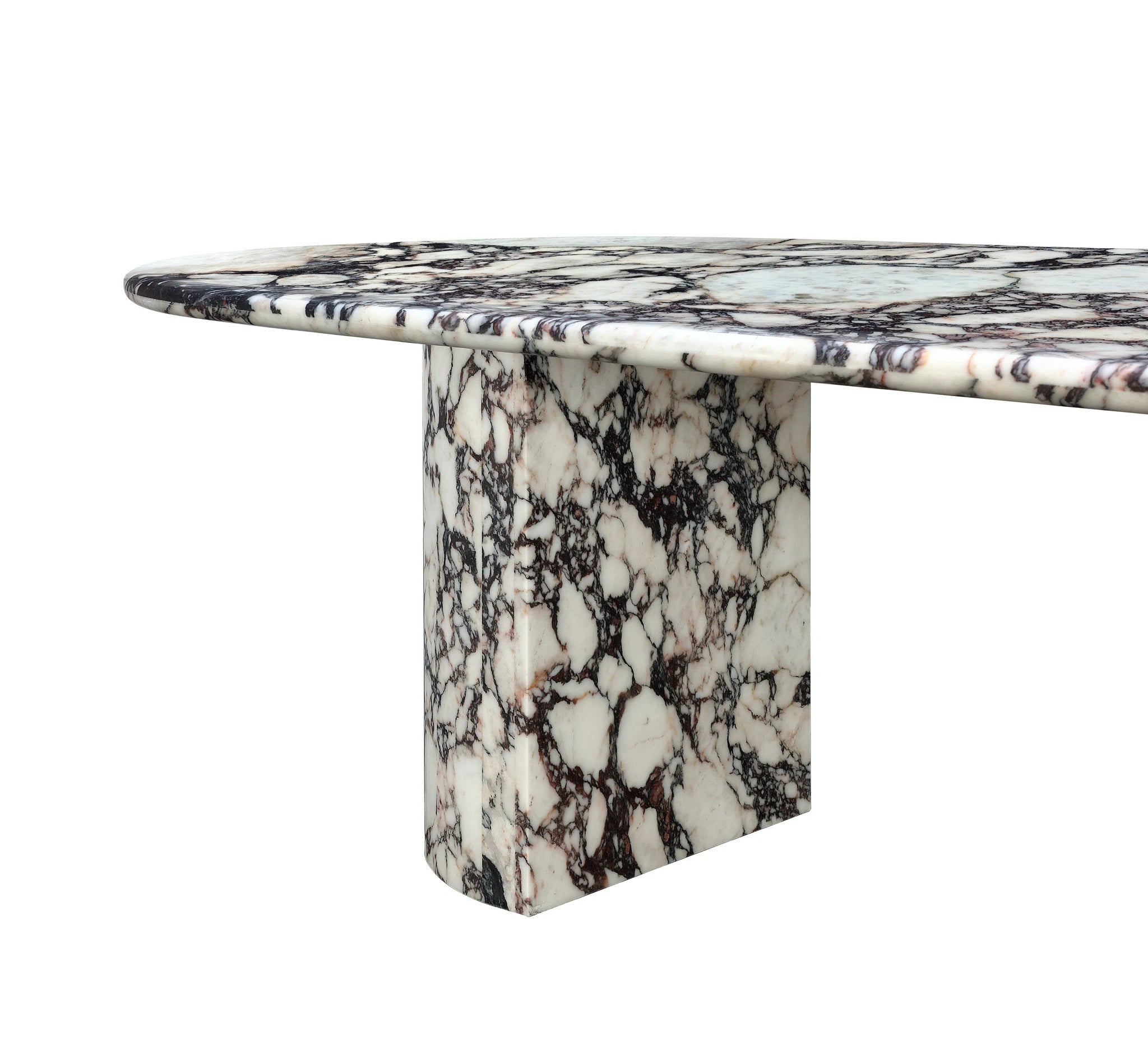 Calacatta Viola Oval Dining Table