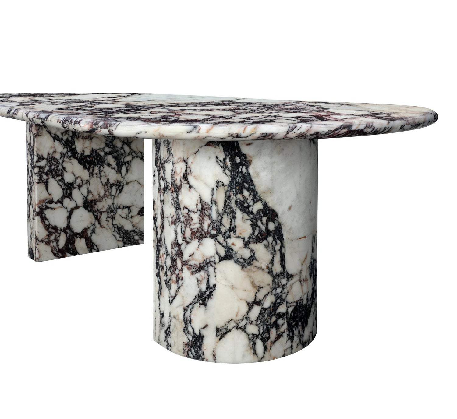 Calacatta Viola Oval Dining Table