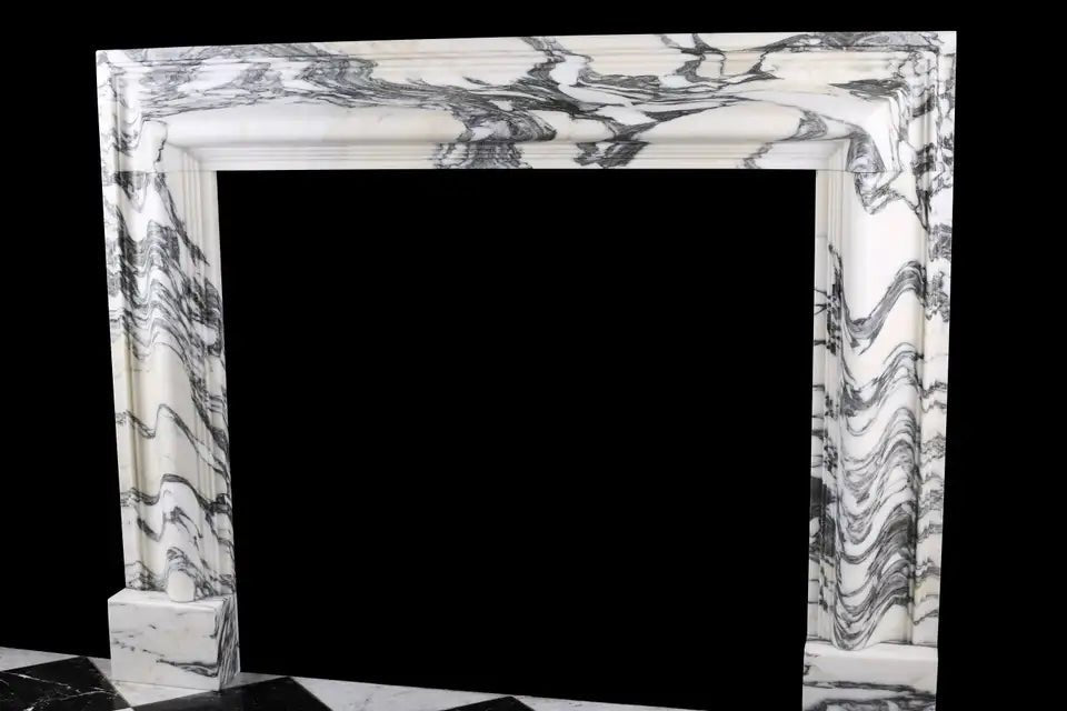 Arabescato Marble Fireplace