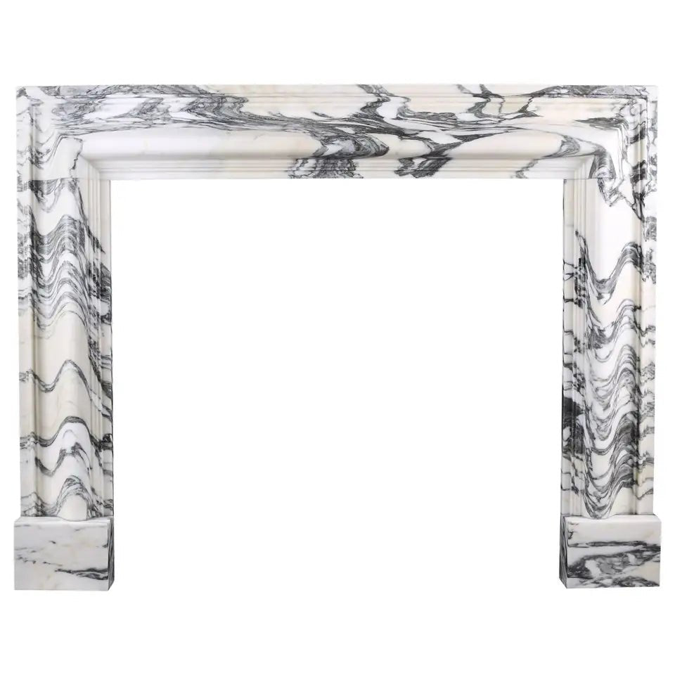 Arabescato Marble Fireplace
