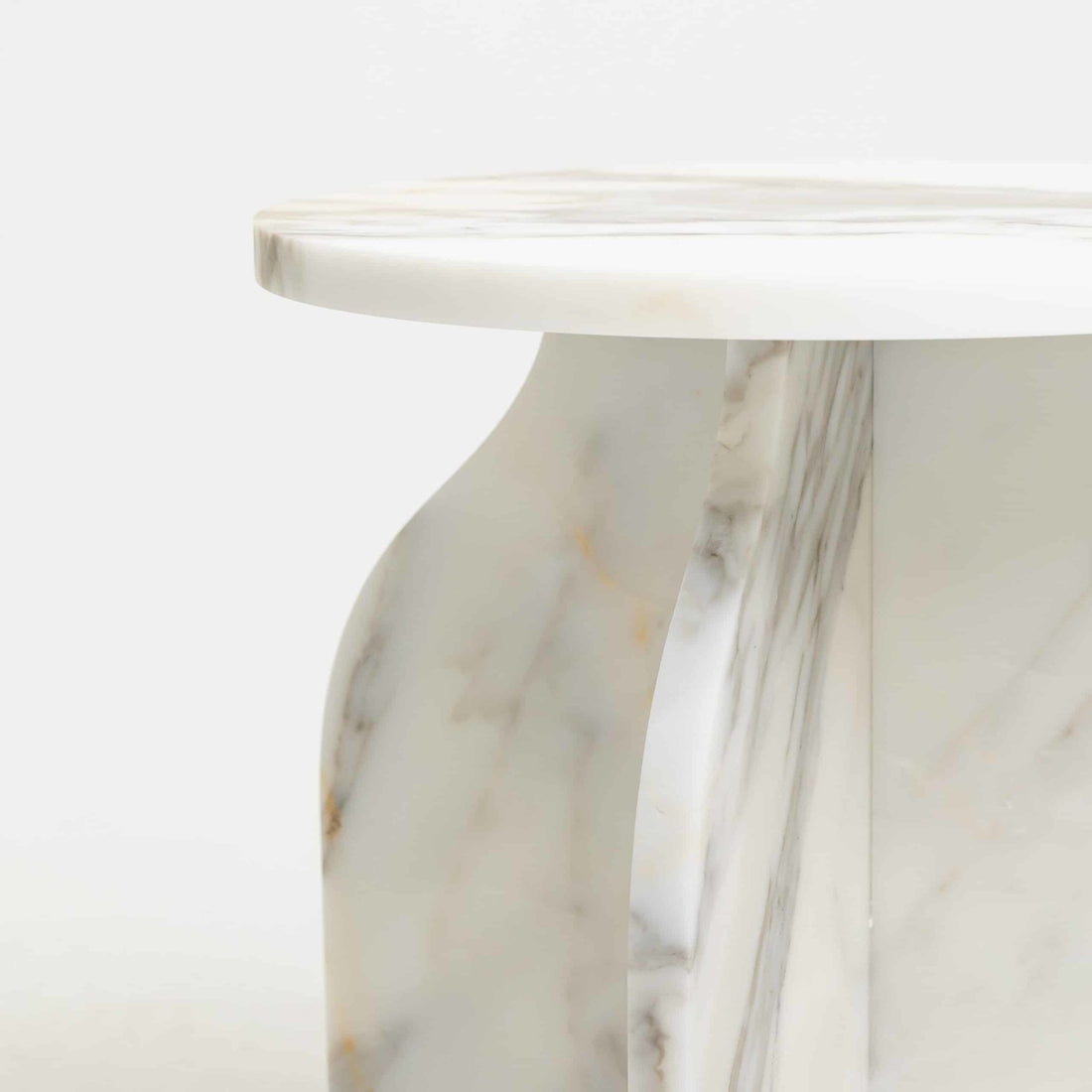 Calacatta Gold Petra Side Table - Elsa Home And Beauty