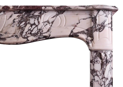 Calacatta Viola French Style Fireplace