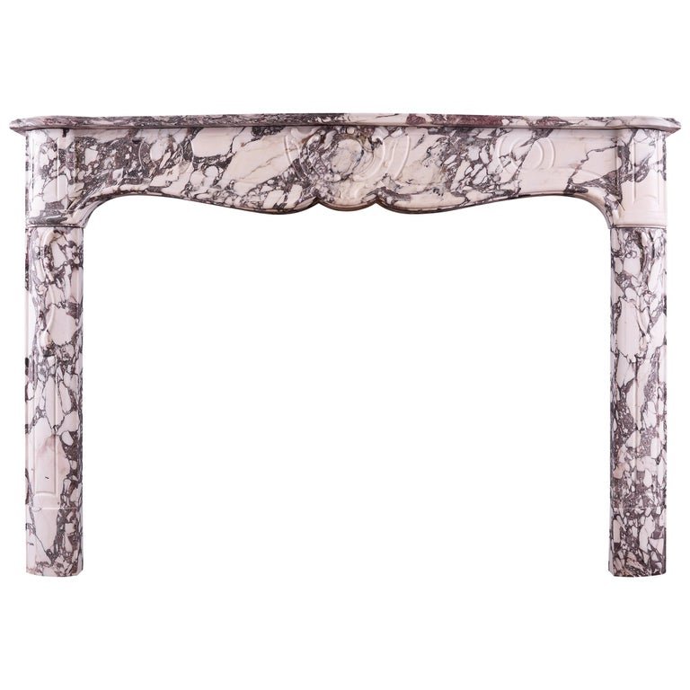 Calacatta Viola French Style Fireplace