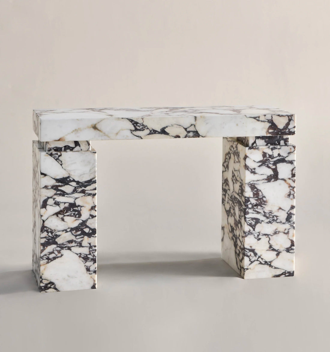 Calacatta Viola Pillar Console - Elsa Home And Beauty