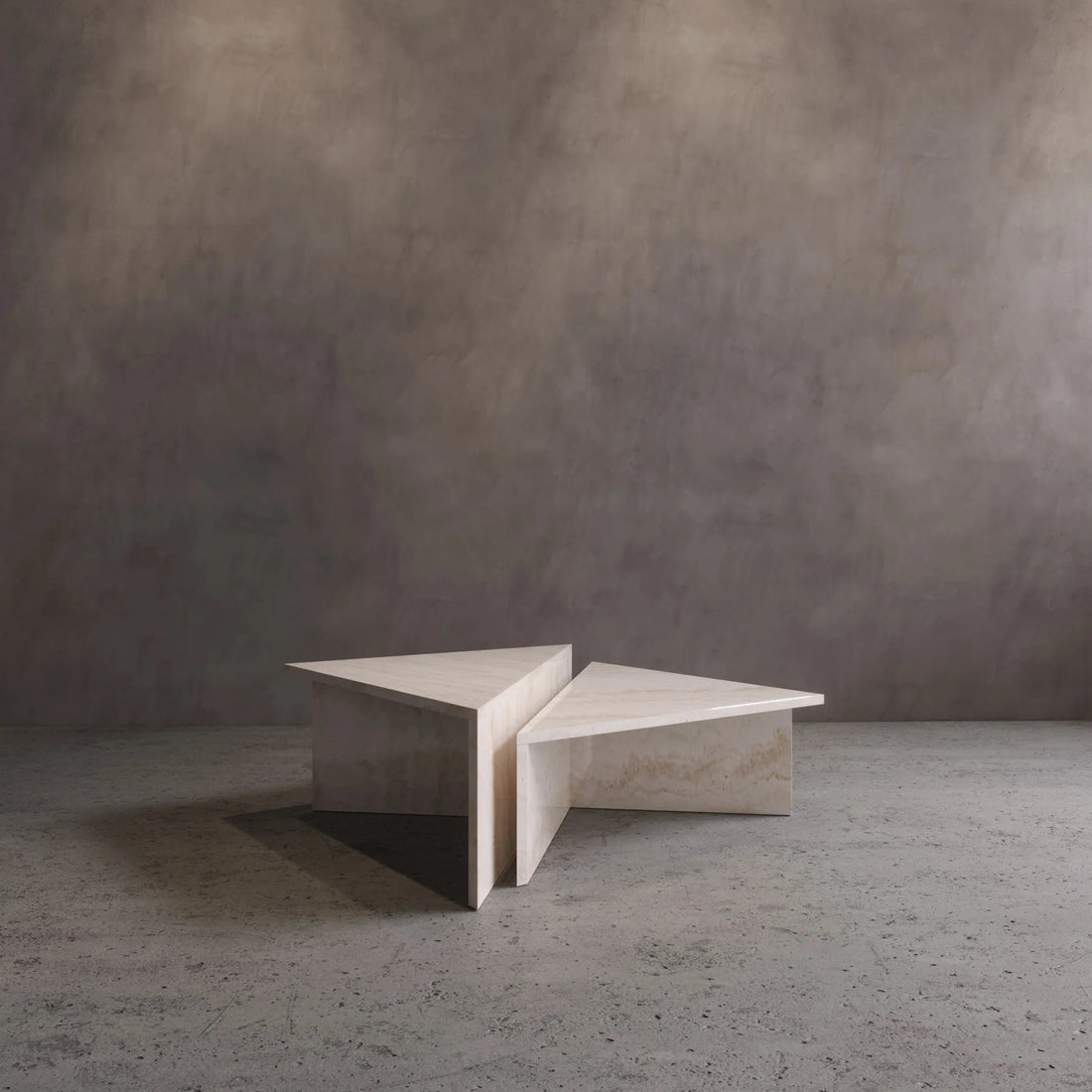 Travertine Coffee Table Set