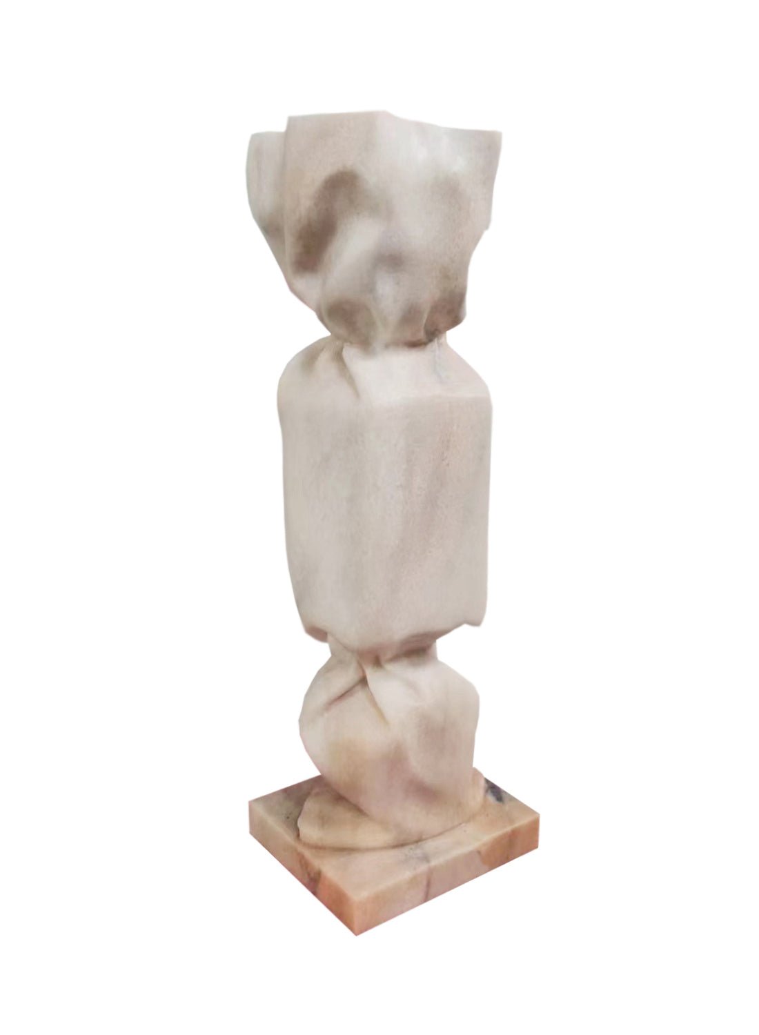Candy Wrapper Sculpture in Solid Marble - Elsa Home And Beauty
