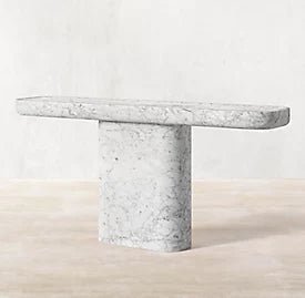 Carrara Florence Plinth Console - Elsa Home And Beauty