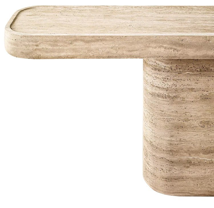 Travertine Hallway Console