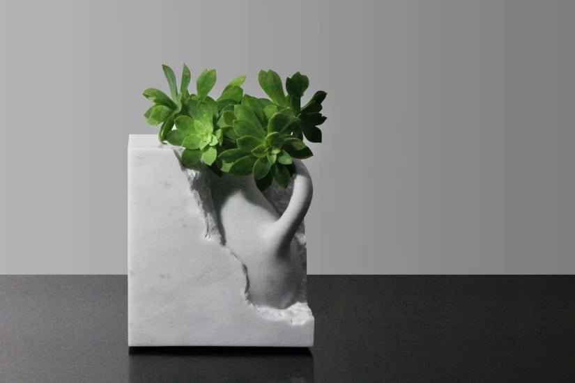 Carrara Flower Vase - Elsa Home And Beauty