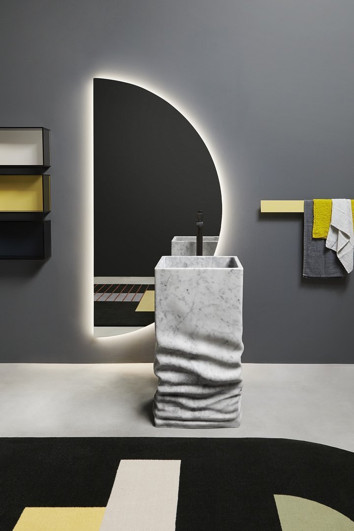 Carrara Pedestal Basin - Elsa Home And Beauty