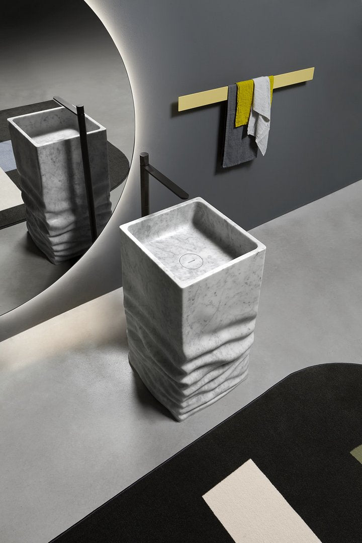 Carrara Pedestal Basin - Elsa Home And Beauty