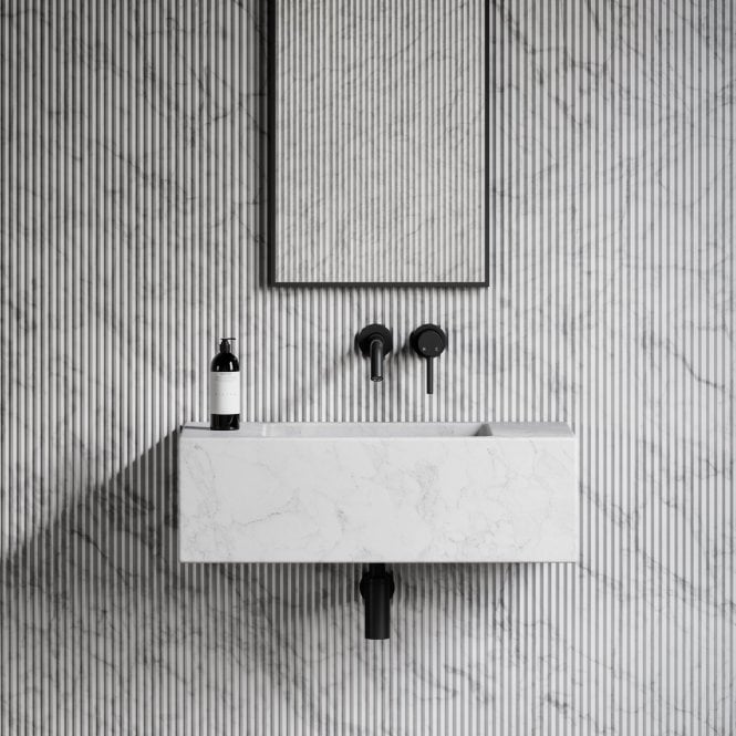Carrara Wall Mount Basin - Elsa Home And Beauty