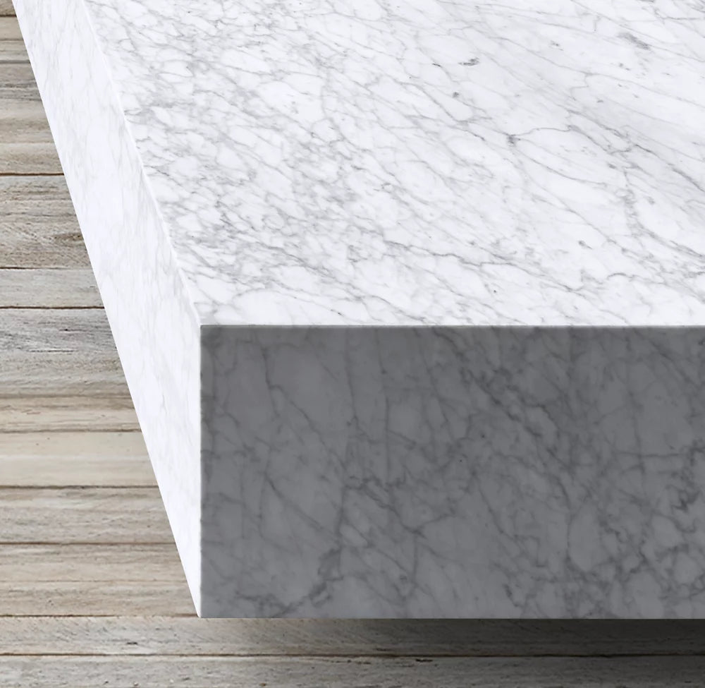 Carrara plinth Coffee Table