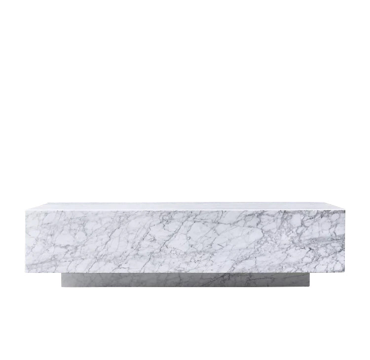 Carrara plinth Coffee Table
