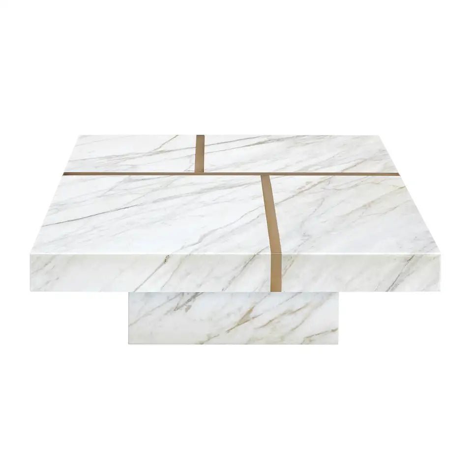 Marble and Gold Coffee Table
