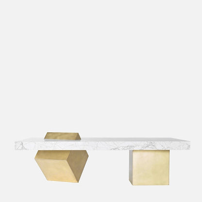 Marble Brass Coffee Table
