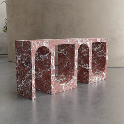 Eterna Rosso Long Console Table 