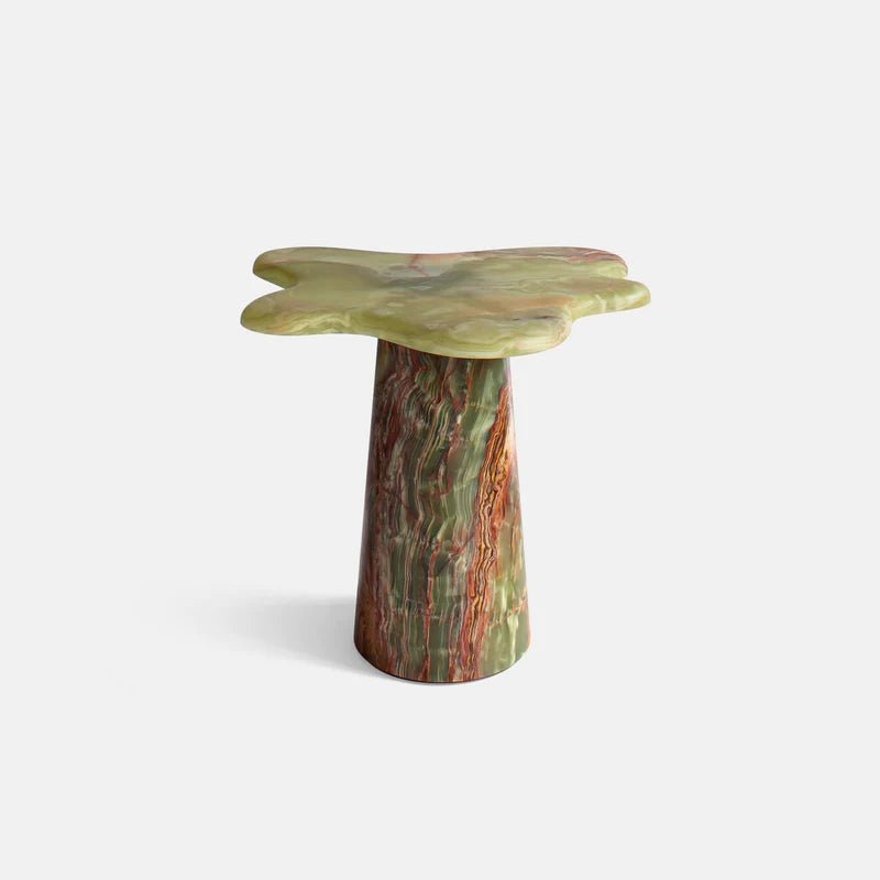 Fingo Side Table In Green Onyx - Elsa Home And Beauty