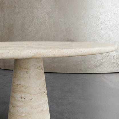 Franca Travertine Dining Table - Elsa Home And Beauty