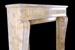 Giallo Sienna French Louis Style Fireplace Mantle - Elsa Home And Beauty