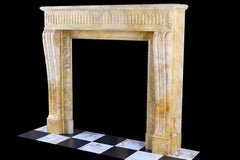 Giallo Sienna French Louis Style Fireplace Mantle - Elsa Home And Beauty