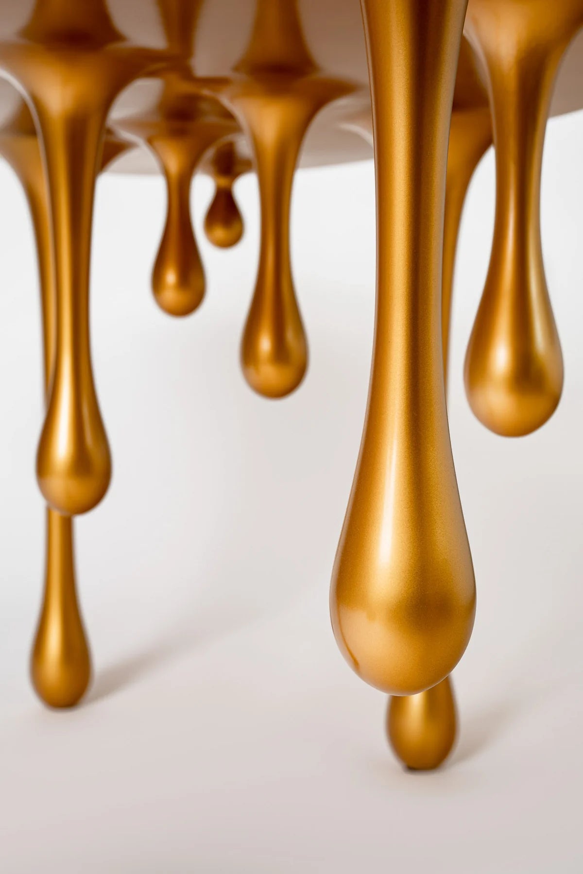 Gold Drop Marble Dining Table - Elsa Home And Beauty