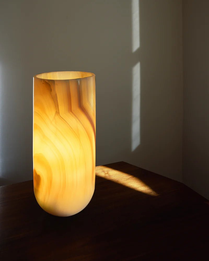 Honey Onyx Table Lamp - Elsa Home And Beauty
